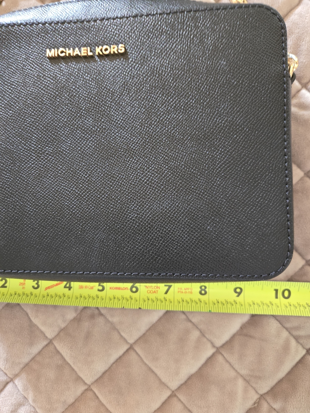 Michael Kors Jet Set Travel Black Saffiano Leather Crossbody - Picture 4 of 16